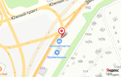 Магазин автотоваров на Змеиногорском тракте на карте