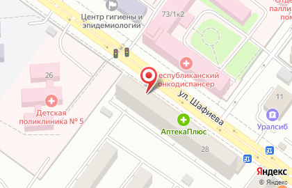 Ортопедический салон Медицинские изделия на улице Шафиева на карте