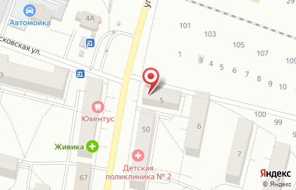 Магазин хлебобулочных изделий Тонус-Плюс на Московской улице на карте