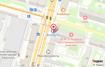 Промсвязьбанк на Октябрьской улице на карте