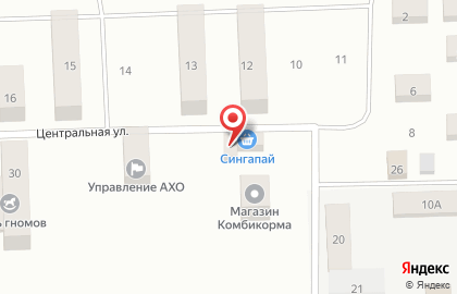 Магазин смешанных товаров Сингапай на карте