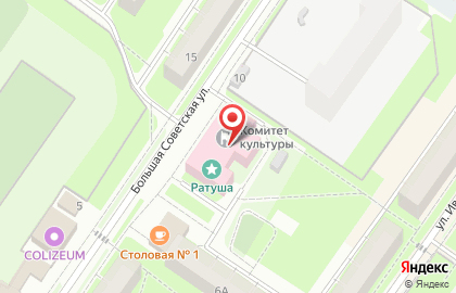 Стоматологическая поликлиника Кингисеппская межрайонная больница им. П.Н. Прохорова на Большой Советской улице в Кингисеппе на карте