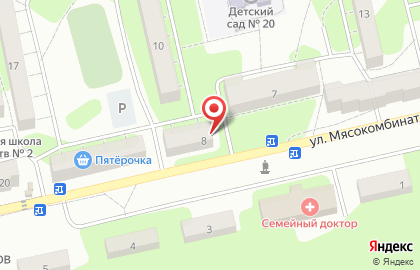 Магазин Лель на улице Мясокомбинат на карте