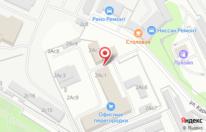 Автобокс на улице Карьер на карте