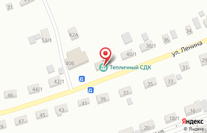 Сельский дом культуры Тепличный на улице Ленина на карте