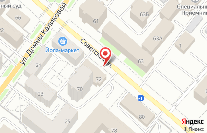 Салон-магазин МТС на Советской улице на карте