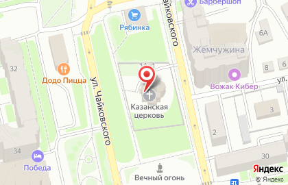 Свято-Казанский храм во Владимире на карте