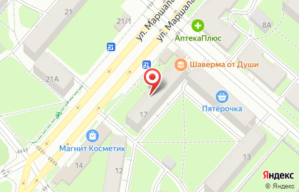 Магазин одежды Фартовый на карте