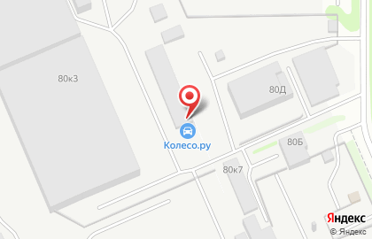 Шинный центр Колесо в Автозаводском районе на карте