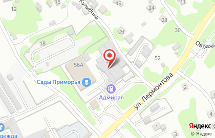Магазин Сады Приморья на улице Лермонтова на карте