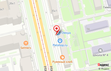 Зоомагазин PetShop.ru в Василеостровском районе на карте