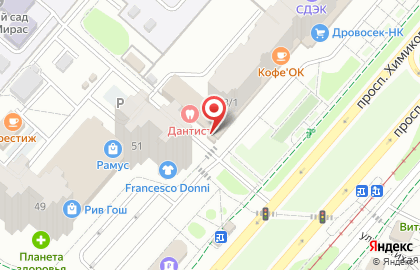 Терминал Ак Барс на улице Химиков, 53/1 в Нижнекамске на карте