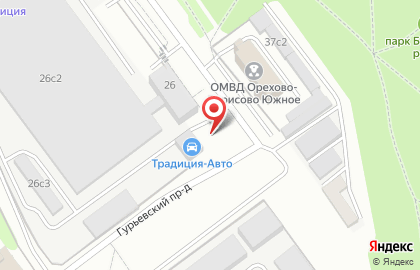 Автокомплекс на Красногвардейской на карте