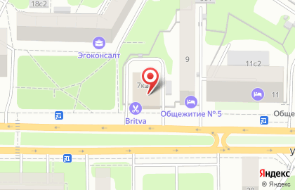 Барбершоп BRITVA на метро ВДНХ на карте