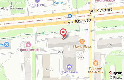 Сеть супермаркетов Вкусный дом на улице Кирова на карте
