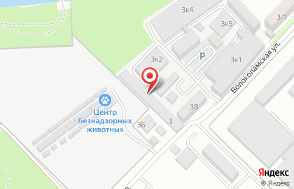 Польза на Волоколамской улице на карте