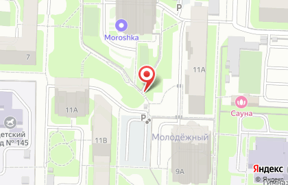 Автостоянка на ул. Сыромолотова, 11в/1 на карте