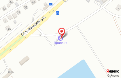 Пропан+ на Соликамской улице на карте