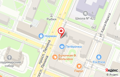 Булочная-кондитерская Лакомка в Калининском районе на карте