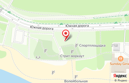 Троицкий мост на Южной дороге на карте