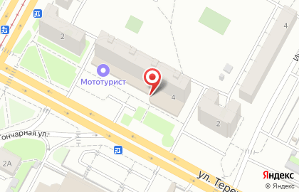 Магазин хозяйственных товаров на улице Терешковой на карте