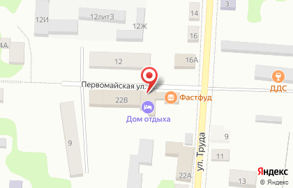 Гостиница Дом отдыха на карте