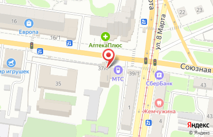 Торгово-производственная компания Фотосувениры46 в Железнодорожном районе на карте