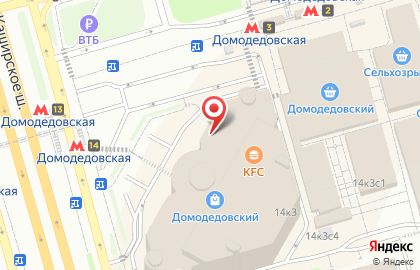 Компьютерный клуб КлубОК на метро Домодедовская на карте