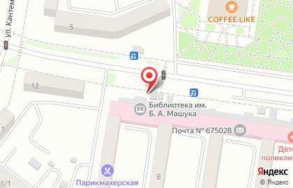 Продуктовый магазин Серышевский на Институтской улице на карте