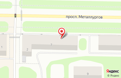 Банкомат СберБанк на проспекте Металлургов на карте