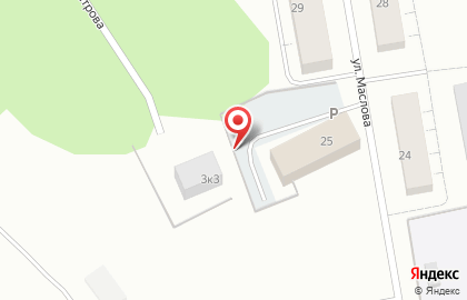 Автостоянка в Архангельске на карте