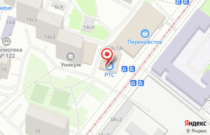 Торговый центр РТС на улице Волочаевская на карте