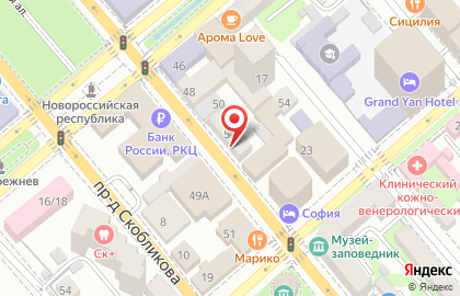 Туристическое агентство Мега-Тур на улице Советов на карте