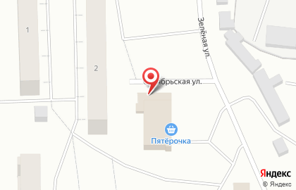 Универсам Пятёрочка на Октябрьской улице на карте