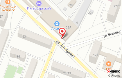 Продуктовый магазин в Санкт-Петербурге на карте