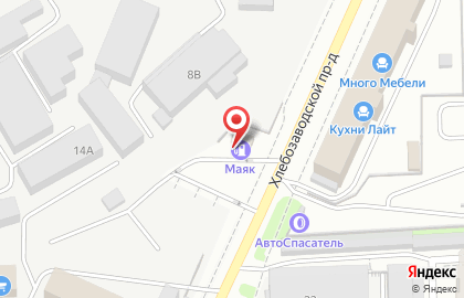 АЗС Маяк в Хлебозаводском проезде на карте