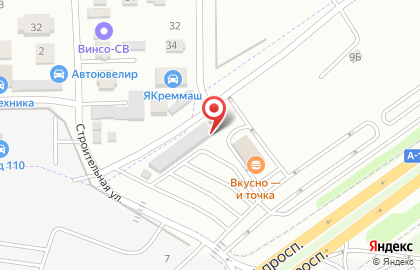 Торгово-сервисная компания Сокол-Авто на Народной улице на карте