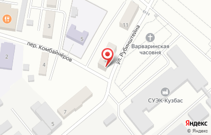 Продовольственный магазин Колобок на улице Рубинштейна на карте