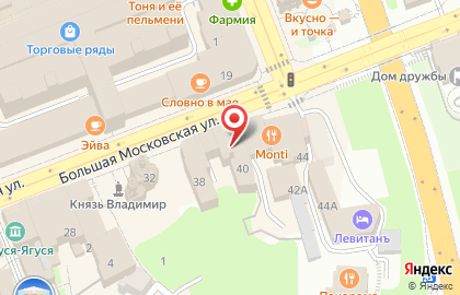 Магазин одежды из льна Ришелье на карте