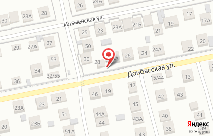 Автосервис Свои люди на Донбасской улице на карте