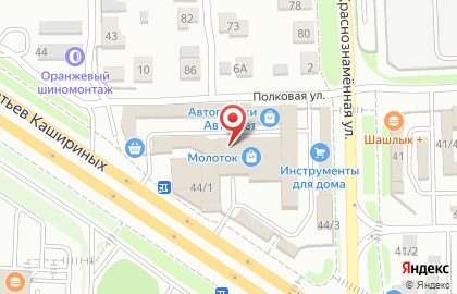 Автотехцентр Гринкар на Полковой улице на карте