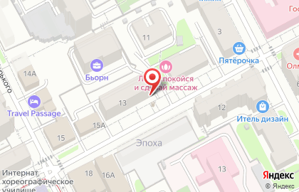 Продуктовый магазин на Петропавловской улице, 13 на карте