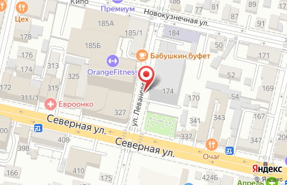 Агентство права и недвижимости на Леваневского, 174 на карте