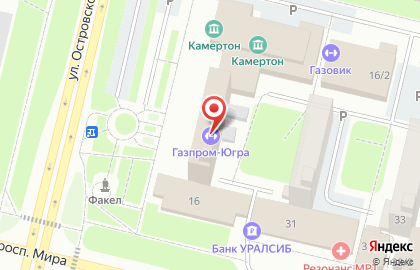 EKG на улице Островского на карте
