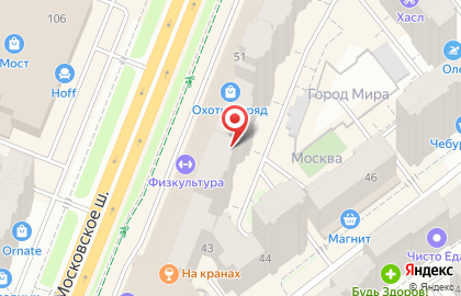 Orange на Московском шоссе на карте
