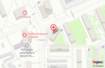 Супермаркет Магнит в Омске на карте