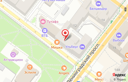 Ульберг, Апарт-отель на карте