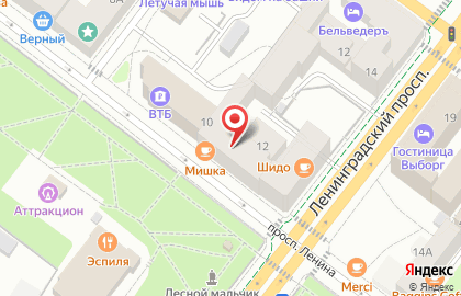 Кафе-мороженое Мишка на карте