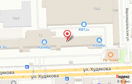 Магазин мебели Ангстрем на улице Худякова на карте