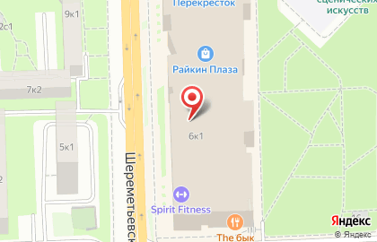Универмаг товаров для дома ЕвроДом на Шереметьевской улице на карте